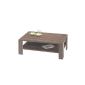 Presto 10117 mobilia coffee table Carla 05 103 x 60 x 44 cm Walnut (household goods)