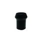 Rubber rod tip, inlaid with metal, interior diameter 19mm (Miscellaneous)