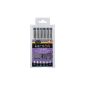 PIGMA MICRON Fineliners SET (6 pins, black) (Office supplies & stationery)
