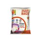 DIBAG ® Set of 4 -2 Empty Pill Storage Backup Space Bags (100 x 80 cm) with suction / valve + 2 Large travel bag (57x45 cm) or without suction valve.  (Kitchen)