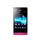 Sony Xperia miro Smartphone (8.9 cm (3.5 inch) touchscreen, 5 megapixel camera, Android 4.0) black / pink (electronics)