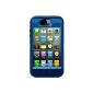 OtterBox Defender smartphone protective case for iPhone 4 / 4S - Ocean Blue (Wireless Phone Accessory)