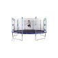 Garden trampoline trampoline 244/305/366/430/490 cm incl. Safety net and ladder (Misc.)