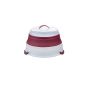 VonShef: Container storage box 2 in 1 cake and cupcakes with adjustable lid and carrying handles - allows storing up to 24 cupcakes or cake 1 large (35 * 26 * 19cm) (Kitchen)