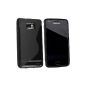 Kuffner TPU Case S-Line Black for Samsung Galaxy S2 i9100 Cover Cover Mobile Silicon (Electronics)