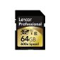 Lexar 64GB SDXC Memory Card Class 10 UHS-I 600x LSD64GCRBEU600 (Accessory)
