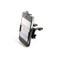 kwmobile car holder for the ventilation for Apple iPhone 4 / 4S - 360 ° adjustable - Do you want your iPhone to the navigation device (Wireless Phone Accessory)