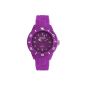 Purple RE: CRON Damenarmbanduhr analog silicon // different colors selectable (clock)