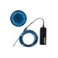 EL wire Flexible neon light Christmas lights bright electroluminescent wire, 3M Flexible Neon Light EL Wire neon light, cold light without heat Bestwe decoration for the car, Party, christmas trees, Clubs variety of colors (Dark Blue)