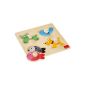 Goula D53116 - Wooden Puzzle Pets, 4 parts (toy)