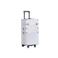 Songmics® aluminum trolley aluminum case Pilot case beauty case Beauty Case Tool Case Silvery JHZ01S (Personal Care)