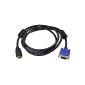 DIGIFLEX HDMI Male to VGA 1.8m for conversions from TV to laptop, no power supply, suitable for Raspberry Pi, etc.  (Electronic devices)
