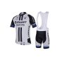 Ferrand - Cycling Jersey Short Sleeve + Bib Bike Man in suspenders - QCD13B (Miscellaneous)