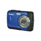 Rollei Sportsline 60 Digital Camera (5 megapixel, 8x digital zoom, 6 cm (2.4 inch) display, image stabilization, up to 3m waterproof) blue (Electronics)