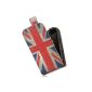 tinxi® PU Faux Leather Case for Samsung Galaxy Ace S5830 S5830i Cases Flipcase Case Cover with UK England UK Union Flag (Electronics)