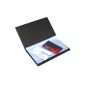TRIXES Professional business cards wallet with 120 subjects leatherette for executives (Misc.)