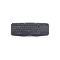 DONZO IBK-02 Universal Mini BT v3.0 Bluetooth keyboard (German keyboard layout, QWERTY) Keyboard with Touchpad (HID) suitable for Smartphone | Smart TV | Laptop / PC | almost all devices and mobile phones!  - Black (Electronics)