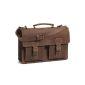 Mika Briefcase Leather 38 cm (Luggage)