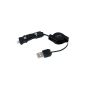 Daffodil TC05 - Cell Multi Charger Cable - rolled-USB charging and data cable - suitable for: iPhone 5 / iPad 4 / iPad Mini / HTC / Samsung / iPhone / iPod / Nokia / ZTE / LG / Blackberry (Black) (Wireless Phone Accessory)