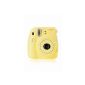 Fujifilm Instax Mini 8 16273180 instant camera (62 x 46mm) yellow (Electronics)