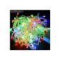 Jinto Garland Light 20M Waterproof 200 LED Colorful, Deco Christmas Wedding Taken EU (Electronics)