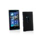 Me Out Kit FR TPU Gel Case for Nokia Lumia 920 - black frost printing (Wireless Phone Accessory)