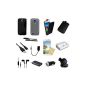 17-piece Samsung Galaxy S4 i9500 accessory kit pack package | 17 pieces | SW / WS (Electronics)