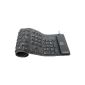 LogiLink Keyboard flexible waterproof USB + PS / 2 black