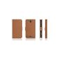 DONZO Wallet Structure Case for Samsung Ativ S I8750 Brown (Electronics)