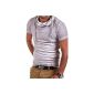 MT Styles - BS-572 - T-shirt with shawl collar - vintage style (Clothing)