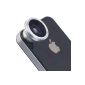 XCSOURCE® Fisheye Lens 180 ° silver for iPhone 4S 4G 4 May 5G 5S 5C 3GS Samsung GALAXY S2 I9100 I9300 S3 S4 i9500 Note I9220 N7100 Note2 Note3 HTC i8190 DC71 (Wireless Phone Accessory)