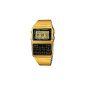 Casio - Vintage - DBC-611GE-1EF - Men Watch - Quartz Digital - Golden Dial - Gold Bracelet (Watch)