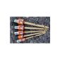 5 x TOP Round Brush: The brush ring 1 in the size 2 - 4 - 6 - 8 and 10 - Paintbrushes Set Rundpinsel Lackierpinsel China bristles brush paint brush