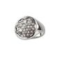 Flower of Life ring 925 Sterling silver (62 (19.7)) (Jewelry)