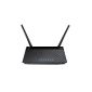 Asus RT-N12 Wireless Router N300 Black Diamond (802.11 b / g / n, Fast Ethernet LAN / WAN, 4x Guest Networks) (Accessories)