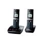Panasonic KX-TG8062GB phone cordless answer (2 handsets) (Electronics)