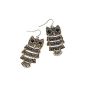 Demarkt Retro Earrings Pendant Earrings Owl Shape Metal Gold (Jewelry)