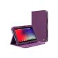 CaseCrown Ridge Standby Case (Purple) for Google Nexus 10 (up and straightens) (Electronics)