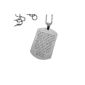ENGRAVING ITEMS - Dog Tag Pendants size with your request Engraving - Stainless Steel - From INTERNATIONAL CONNECTION (jewelry)