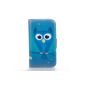 Yigoo Samsung Galaxy S3 Case Cover Case PU Leather Case Owl (Electronics)